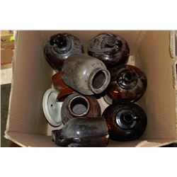 LARGE BOX OF ESTATE BOTTLES