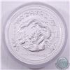 Image 1 : Perth Mint Issue: 2000 Australia Kilo (32.15oz.) .999 Fine Silver Year of the Dragon Silver Coin (TA