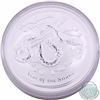 Image 1 : 2013 Australian 10oz Year of the Snake .999 Fine Silver Coin (Tax Exempt). Capsule is lightly scratc