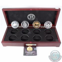 2013-2015 The Bradford Exchange Mint Royal Silver Crown Collection. You will receive 4 of 8 Crowns: 