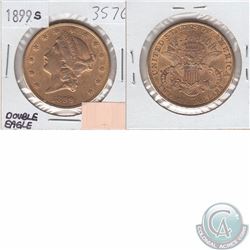 1899S USA $20 Double Eagle Gold