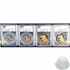 Image 1 : 2006 Great Britain St. George Gold Proof Set PCGS Certified PR 69 DCAM. The denominations included i
