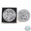 Image 1 : 2013 1.50oz Canadian Polar Bear Fine Silver Coin and 2015 1oz Somalian Elephant Fine Silver Coin (Ta