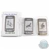 Image 1 : Estate Lot of 3x Commemorative Zodiac 1oz .999+ Fine Silver Bars (Tax Exempt). You will receive the 