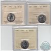 Image 1 : 1991,1992, and 1993 Canada 5-cent All ICCS Certified MS-65 (3pcs)
