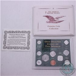 Odd Shaped Coins of the World in deluxe case.