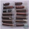 Image 2 : Estate lot of USA cents in plastic tubes.  There are 8 x full tubes and 6 x partial tubes.  Sold as 