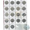 Image 1 : Estate lot of Canada Dollars, some dates have varieties as marked on the holders. 18pcs