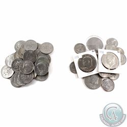 Estate lot of USA Half Dollars and Dollars. 19 x Dollars & 26 x Half Dollars. 45pcs.