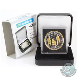 2012 Gold Plated Proof Silver Dollar Commemorating the War of 1812. (no tax)