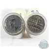 Image 1 : Estate lot of 1951 Steel Beaver and refinery commemorative 5ct rolls. It appears that the steel coin