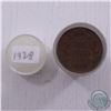 Image 1 : Estate lot of 1928 Canada George V 1-cent Roll of 50pcs (as stated on the holder). Sold as is, No Re