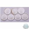 Image 1 : Estate Lot of 7x 1996-2007 Canadian 50-cent coins. The dates included in this lot are: 3x 1996,  199