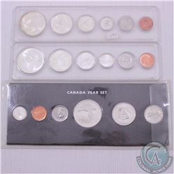 Estate lot of 3 x 1967 commemorative 100th Anniversary silver sets.  3 sets