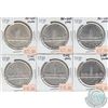 Image 1 : 6 x 1939 commemorative Canada silver dollars. 6pcs.