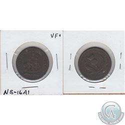 Thistle Token NS-16A1  in VF+ $75 as marked on holder. Sold as is.