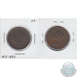 1832 Thistle token NS-3D1 in VF $50 as marked on holder. Sold as is.