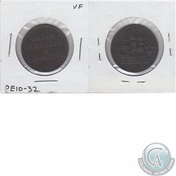 Ships Colonies & commerce token PE10-32 in VF $20 as marked on holder. Sold as is.