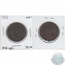 1840 Thistle token NS-1E1 in VG+ $75 as marked on holder. Sold as is.