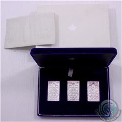 Set of Pure Silver Stamps issued by Canada Post, each weigh 16 grams, .999 Fine silver. Comes in ori