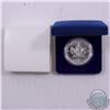 Image 1 : 2003 Canada Silver Maple Leaf $5 in blue case as issued by the RCM. No Tax