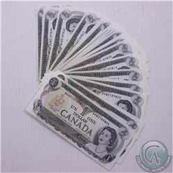 50 x 1973 $1.00 notes with consecutive serial numbers in UNC Condition.