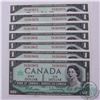 Image 1 : 7 x 1967 $1.00 notes with consecutive serial numbers in UNC Condition.