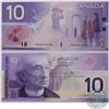 Image 1 : 2001 2 digit RADAR $10.00 note in Choice UNC Condition, Serial number FED4544454