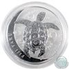 Image 1 : 2012 Fiji Turtle 5oz .999 Fine Silver Coin (Tax Exempt). Capsule does contain light scratches, howev