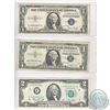 Image 1 : Group lot of two $1.00 Silver Certificates and one 1976 $2.00 note all from the United States