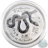 Image 1 : Australia 2013 10oz Australia Year of the Snake .999 Fine Silver Coin (TAX Exempt) - capsule is scuf