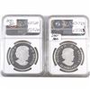 Image 2 : United States 1986 to 2005 Eagle Set. 20 x 1oz Pure Silver Eagles all NGC Certified MS69! Set has a 