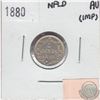 Image 1 : Newfoundland 5-cent 1880 Almost Uncirculated (Impaired)