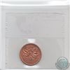 Image 2 : 1-cent 1965 Large Beads Pointed 5 (Variety 4) ICCS Certified MS-65 RED. A great example of the Varie