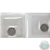 Image 2 : 5-cent 1947 ICCS MS-63 & 1948 ICCS Certified MS-64 (2pcs)