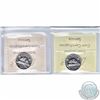 Image 2 : 5-cent 1977 High 7 ICCS MS-65; NBU & 1977 Double Date ICCS Certified PL-65 (2pcs)