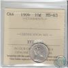 Image 1 : 10-cent 1906 ICCS Certified MS-63. An overall bright coin with hints of toning. A nice Edwardian Min