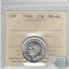 Image 1 : 25-cent 1940 ICCS Certified MS-64. A Blast White coin with strong features.