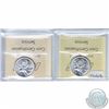 Image 2 : 25-cent 1957 & 1958 ICCS Certified MS-65 (2pcs)