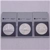 Image 1 : 25-cent 1967, 1970, and 1971 all ICCS Certified MS-66. All coin are Tied for Finest Known EXCEPT the