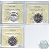 Image 2 : 25-cent 1967, 1970, and 1971 all ICCS Certified MS-66. All coin are Tied for Finest Known EXCEPT the