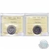 Image 1 : 25-cent 2007 & 2008 ICCS Certified MS-67. Both coins are Tied for the Finest Known by ICCS. (2pcs)