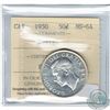 Image 1 : 50-cent 1950 Design ICCS Certified MS-64