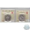 Image 1 : 50-cent 1952 & 1953 Small Date ICCS Certified MS-64. 2pcs