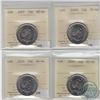 Image 1 : 50-cent 2006P, 2007, 2009 & 2010 ICCS Certified MS-66. 4pcs