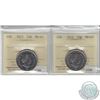 Image 1 : 50-cent 2014 & 2015 ICCS Certified MS-67. Both Tied for Finest Known. (2pcs)