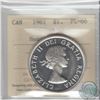 Image 1 : Silver $1 1961 ICCS PL-66 Heavy Cameo.