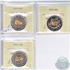 Image 2 : Two Dollar 1997, 1999 Nunavut and 2000 Knowledge ICCS Certified MS-66 (3pcs)