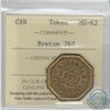 Image 1 : Token Canada Breton 767 ICCS Certified MS-62