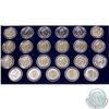 Image 2 : RCM Issue: 1988 to 2016 Complete set Canada 1oz .9999 Fine Silver Maple Leaf Coins with Blue Velvet